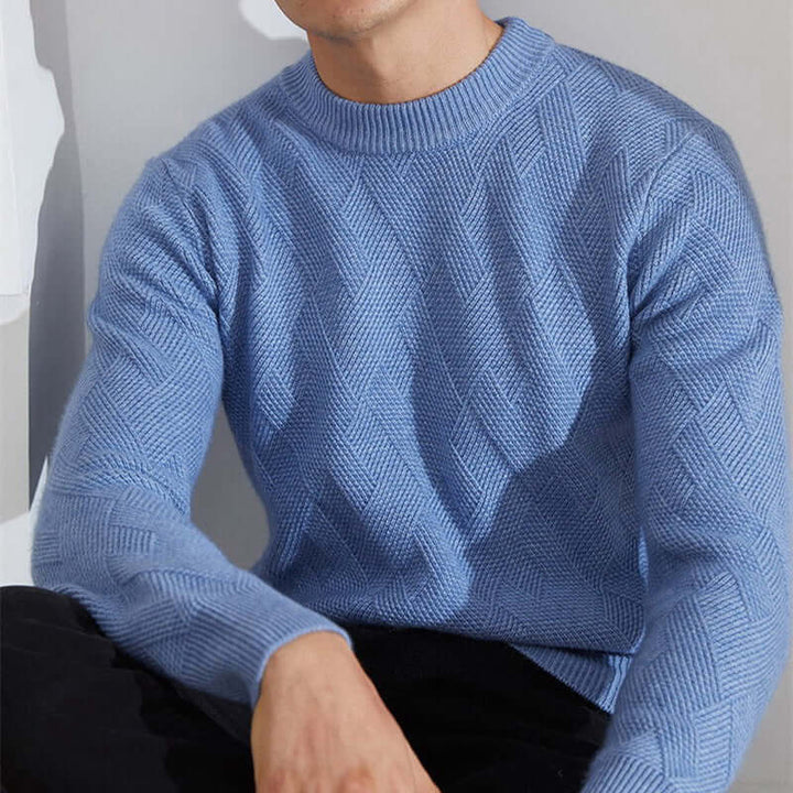 Men's Cashmere Blend Luxury Knitted Sweater