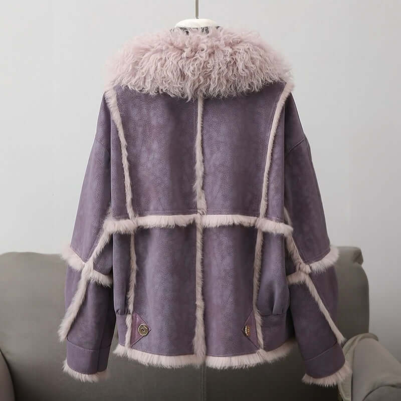 Faux Fur Collar Jacket for Women