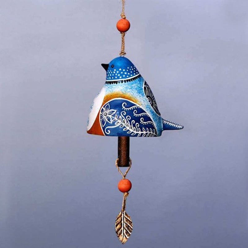 Decorative Bird Song Ornament, detailed resin art, beautiful home chimes