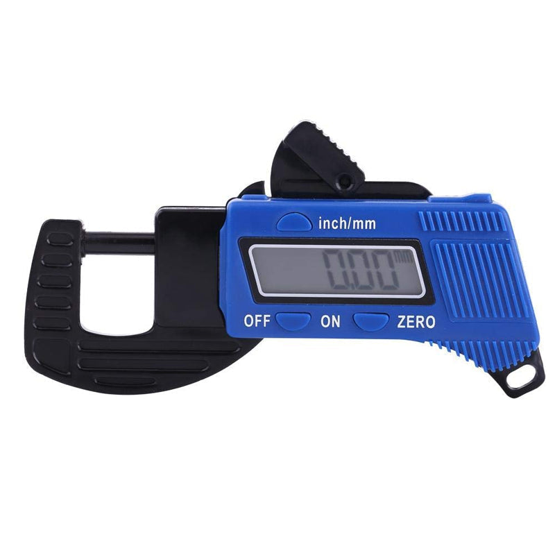 Digital thickness gauge with large LCD display for easy reading, a reliable measuring instrument