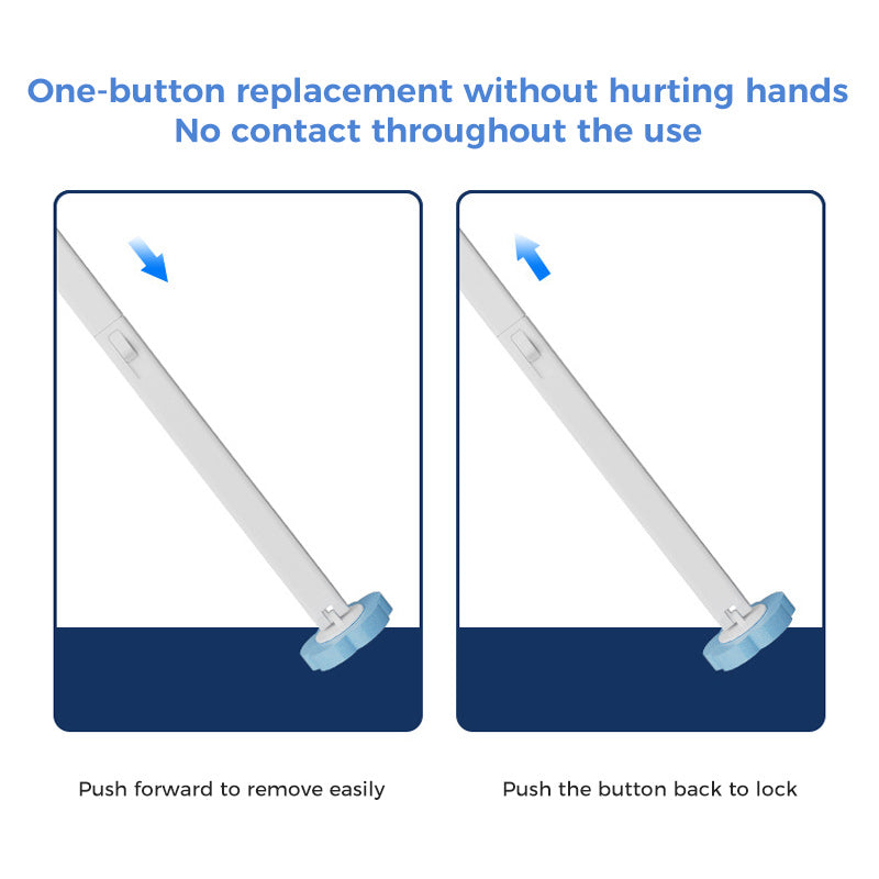 Disposable toilet cleaning system, ideal for home care