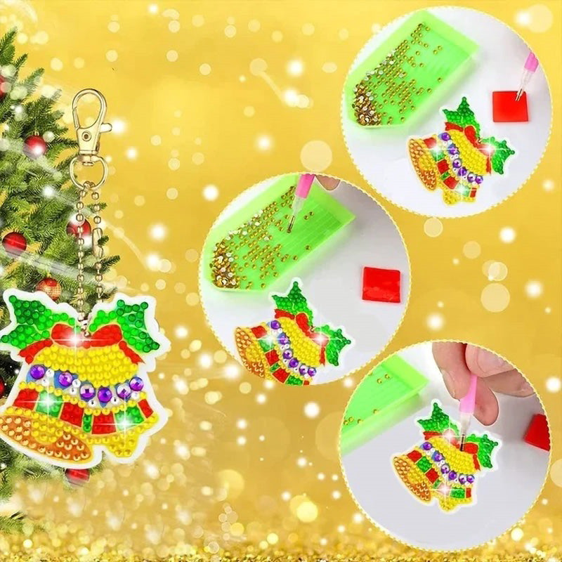 Christmas diamond painting kit, includes all needed for a dazzling DIY holiday decoration