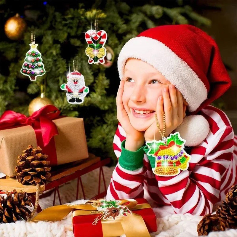 Create beautiful festive decor with this DIY Christmas diamond painting kit for crafters