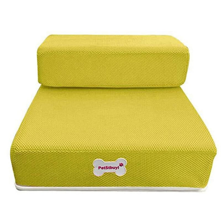 Versatile pet steps for couch or bed, ideal mobility aid for dogs & cats of all ages.