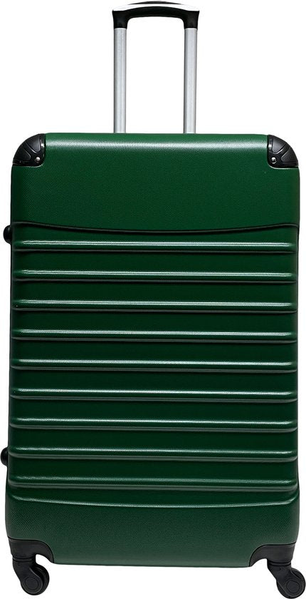 Robust hardshell suitcase with secure TSA-approved lock and effortless 360-degree spinner wheels.