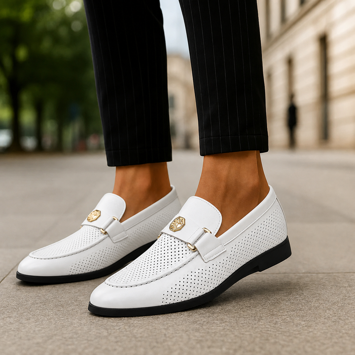 Men's Perforated Slip-On Loafers
