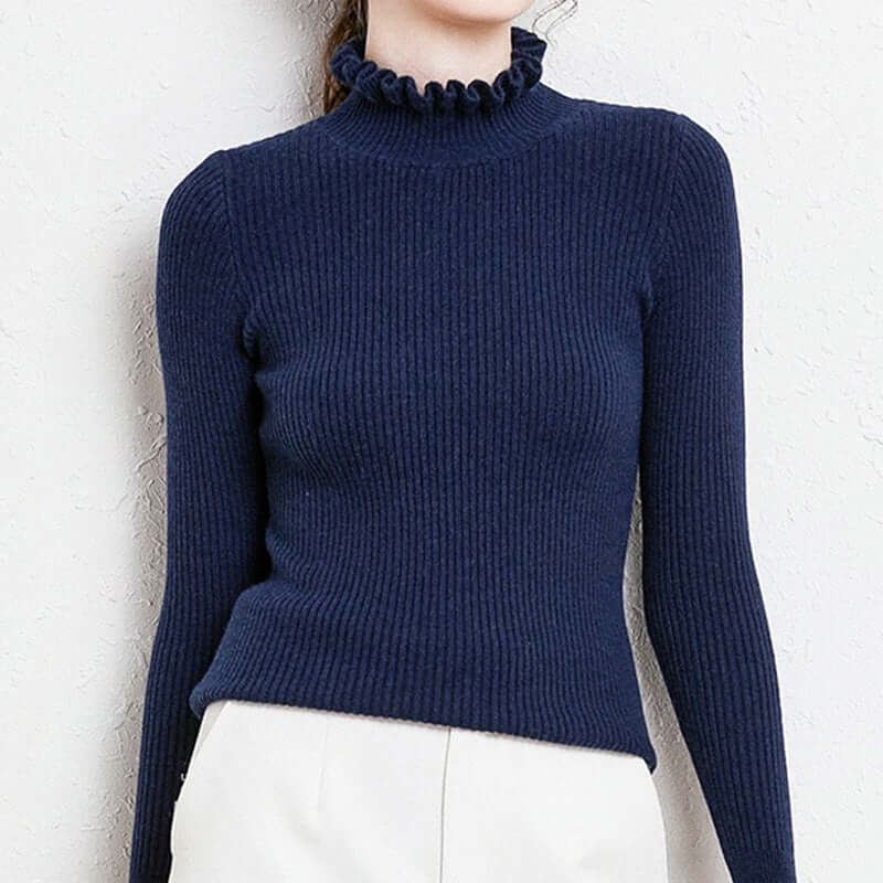 Women's Soft Knitted Turtleneck Sweater