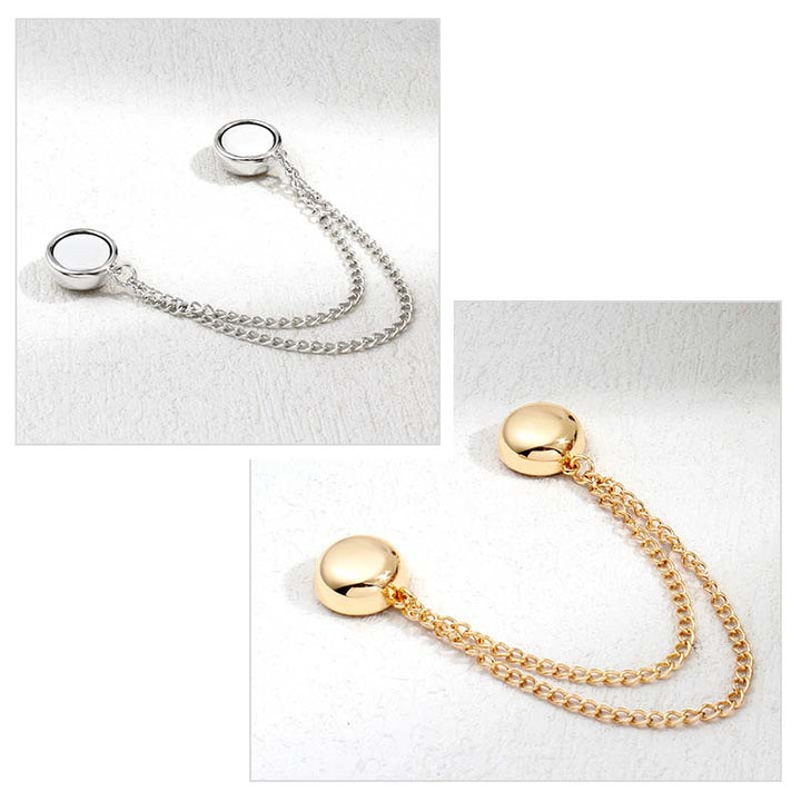 Packaging of women's magnetic clothing clips, showcasing their utility as a must-have fashion accessory.