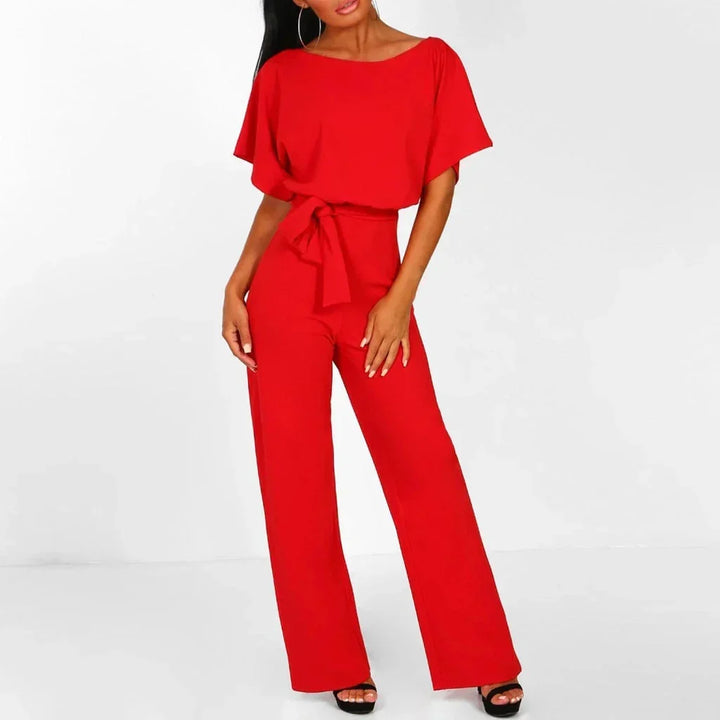 Chic casual one-piece women's jumpsuit, ideal for spring fashion & stylish summer outfits.