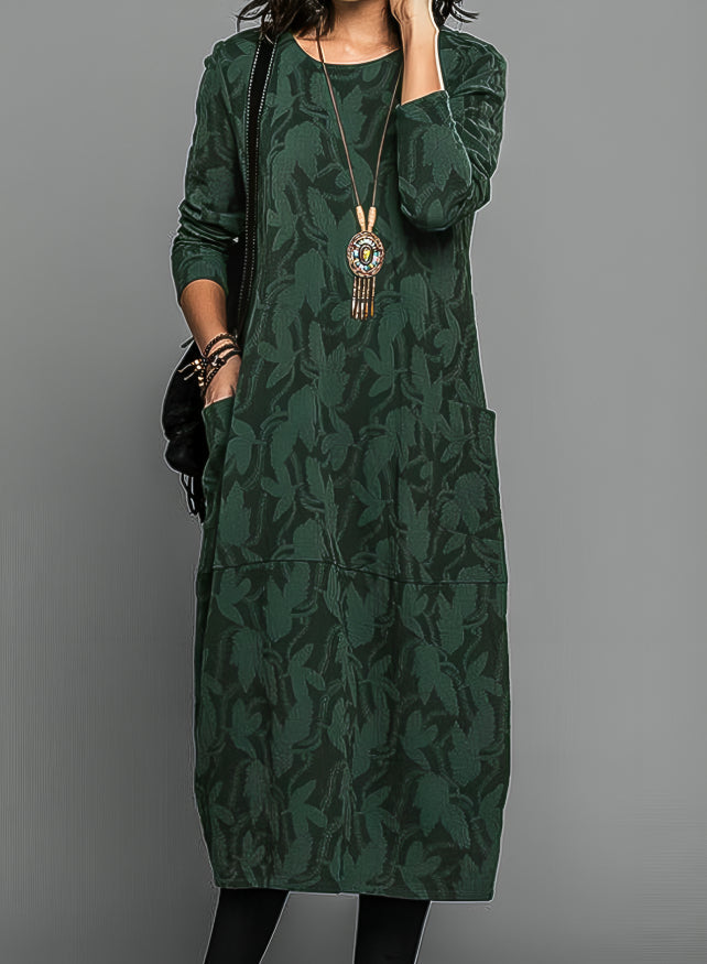 Elegant women's midi dress for wedding guests, flattering fit, perfect for formal occasions & cocktail parties.