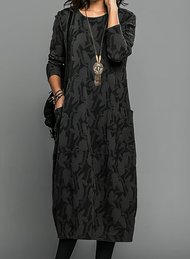 Beautiful women's flattering midi dress, perfect as a wedding guest dress or formal evening attire.