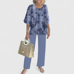 Navy Floral
