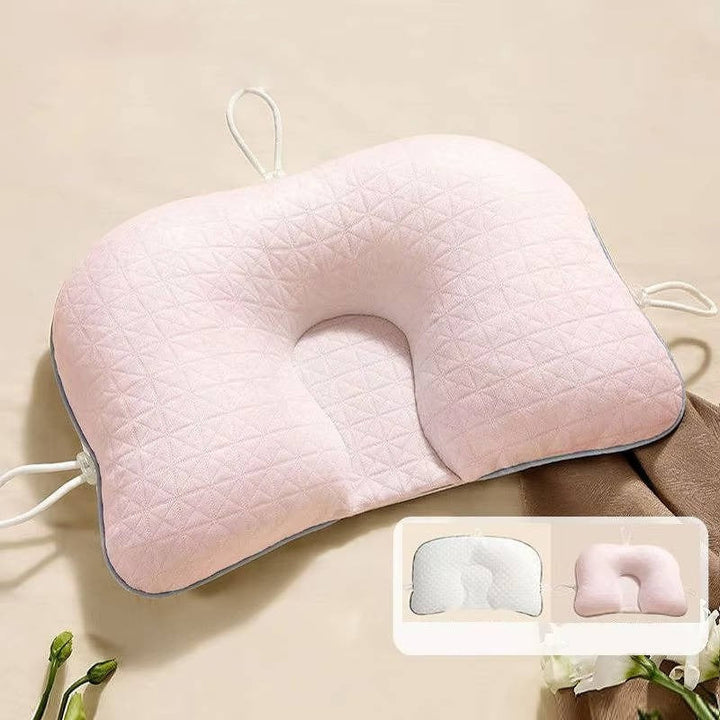 Comfortable baby pillow providing crucial infant head support. Perfect for newborn care & flat head prevention.