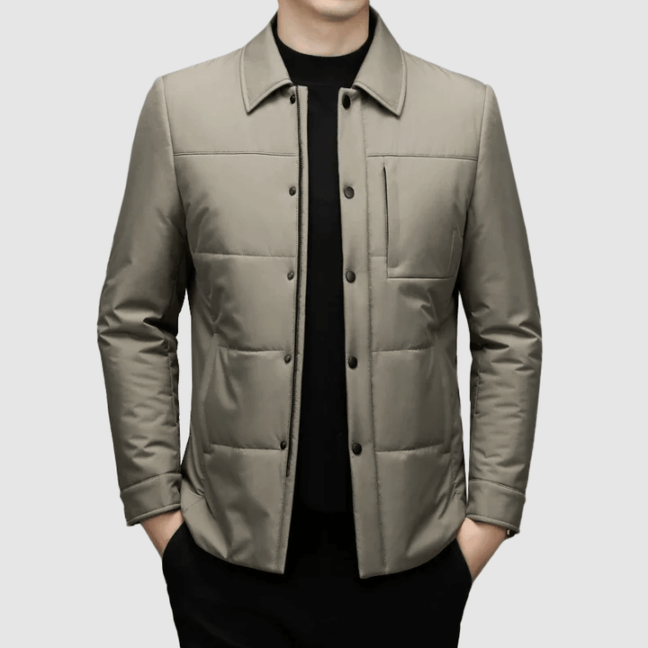 Men's Padded Cotton Jacket for Warmth and Style