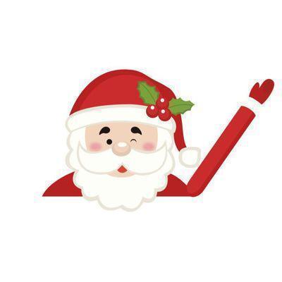 Christmas deer with gifts auto accessory rear wiper decal, holiday decor