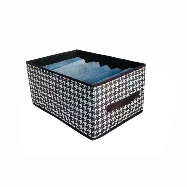 Foldable apparel storage bin, an essential drawer organizer for a well-organized and tidy wardrobe