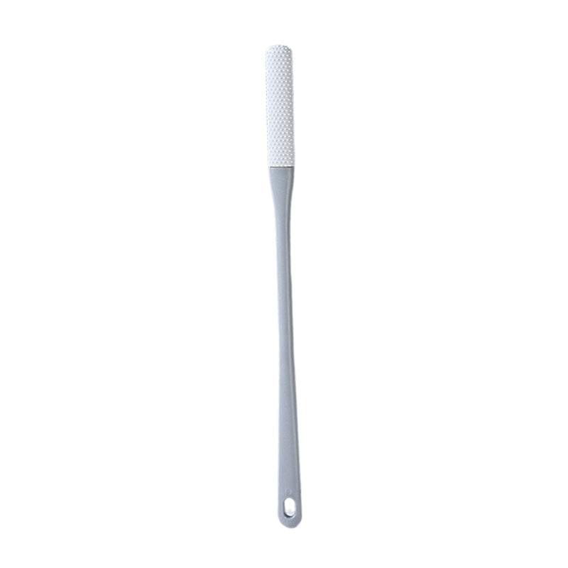 Ergonomic foot brush for easy reach and effective anti-itch treatment