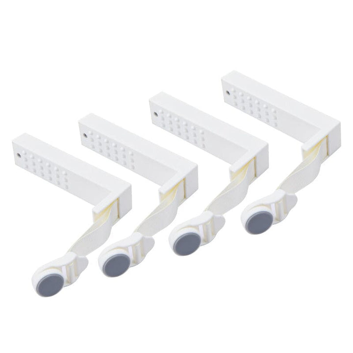 A close-up of the sheet clips' teeth, designed for a strong, non-damaging hold