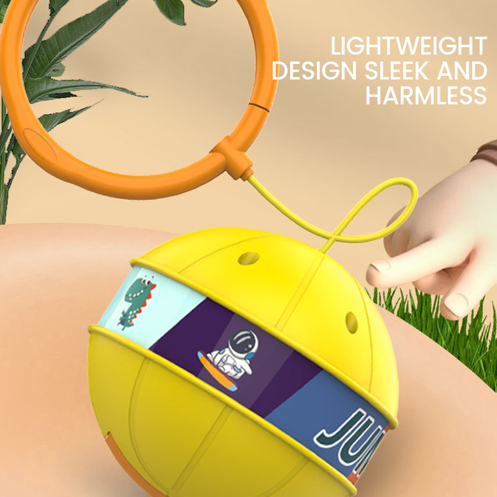 Flash toy skip ball in action, demonstrating its unique light-up effect during a bounce