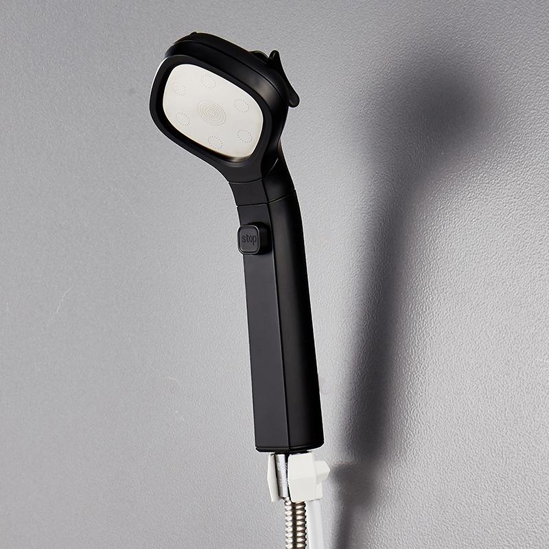 Water-saving High-Pressure Universal Shower Head, adjustable settings, bathroom fixture