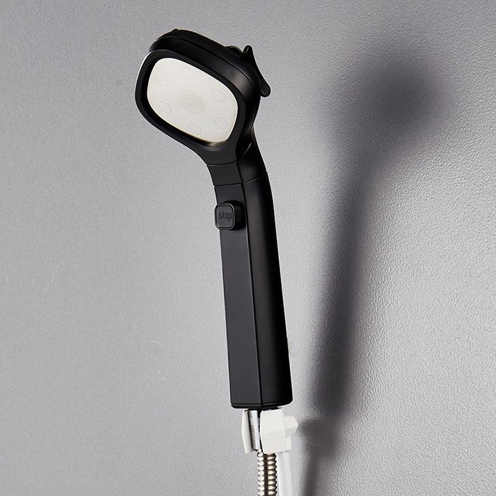 Water-saving High-Pressure Universal Shower Head, adjustable settings, bathroom fixture