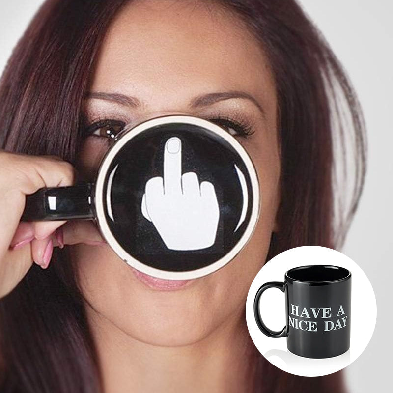 Funny mug for desk decor, an excellent coworker gift