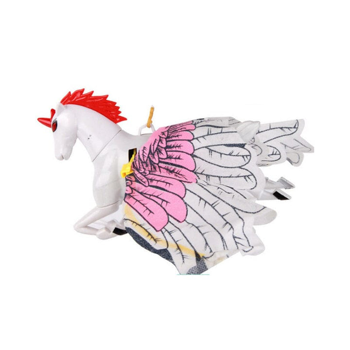 Flying bird toy with realistic wing movement, interactive electric pet toy for cats and kids