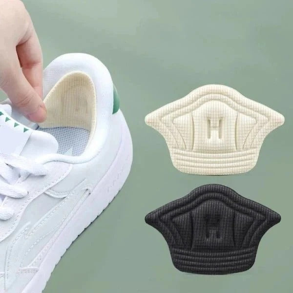 Unisex invisible gel heel grips for shoe inserts, offering foot pain relief, anti-slip & blister protection.