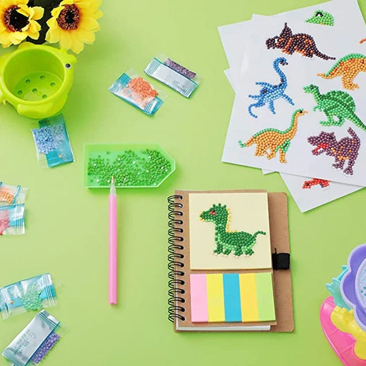 Children's cartoon diamond painting kit, a complete DIY set for creative art and hands-on learning