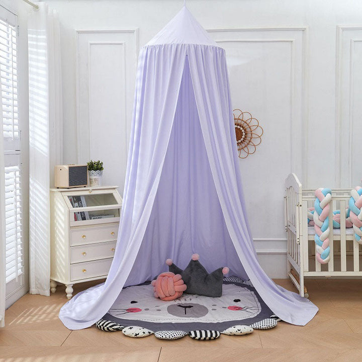 Soft polyester bed net, a charming bedroom accent that offers a cozy retreat for kids.