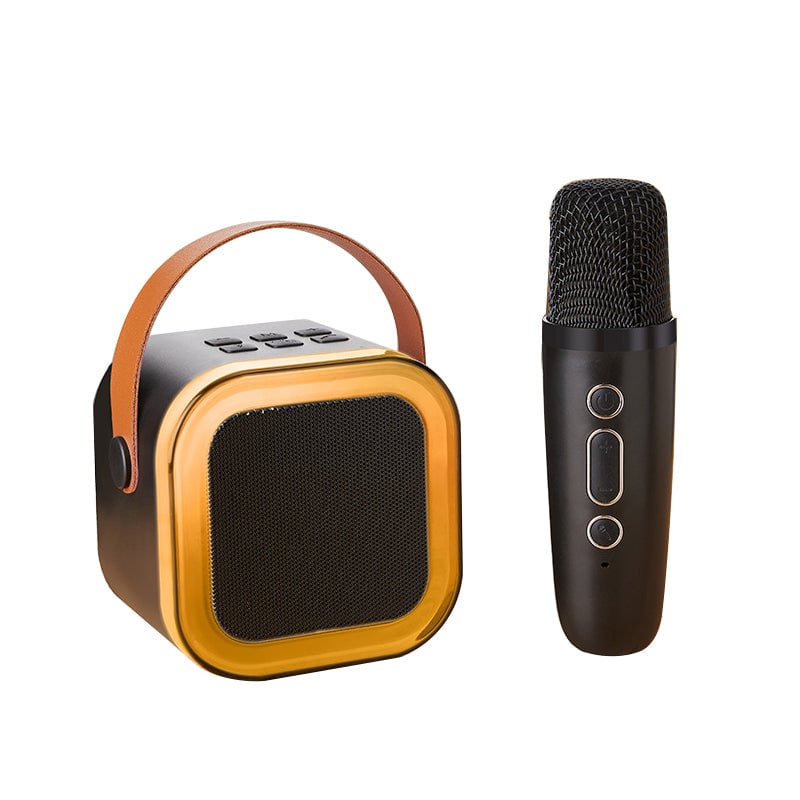 Kids' karaoke machine, equipped with echo function for a professional singing experience.