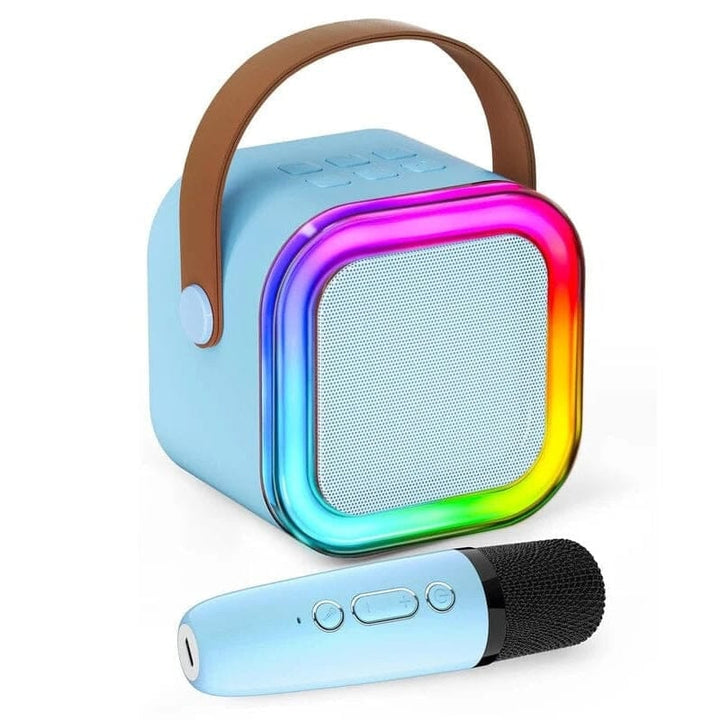 Kids' musical gadget: wireless microphone karaoke system for endless entertainment.