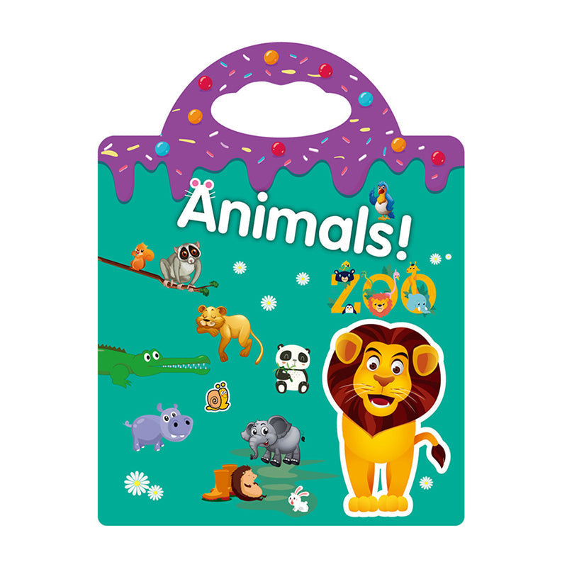Reusable Sticker Activity Book for early learners, a non-messy & portable educational toy