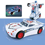 White Police Car