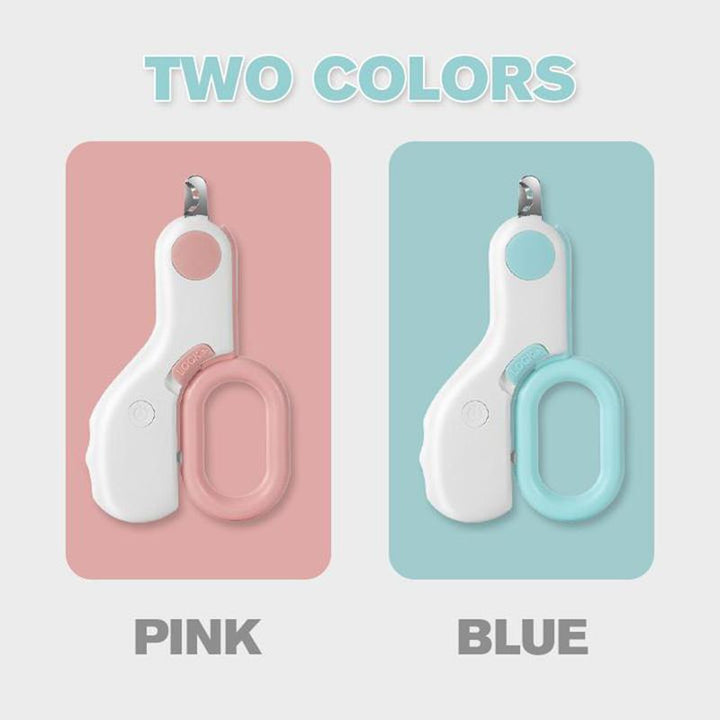 High-quality LED pet nail clipper for cats and dogs, ensuring a safe and efficient grooming experience