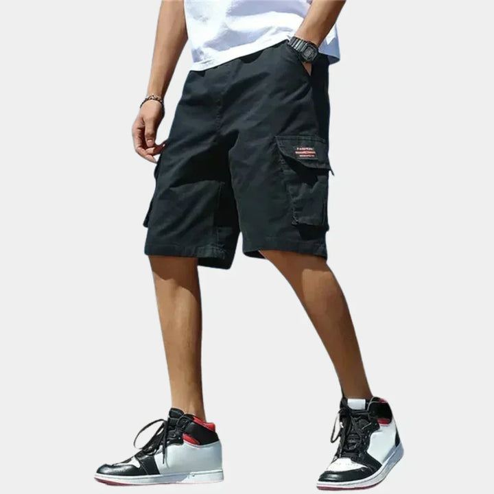 Durable men's summer cargo shorts with multiple utility pockets, perfect for hiking and everyday wear.