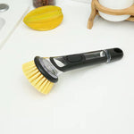 Pot Brush Handle + Yellow Brush Head