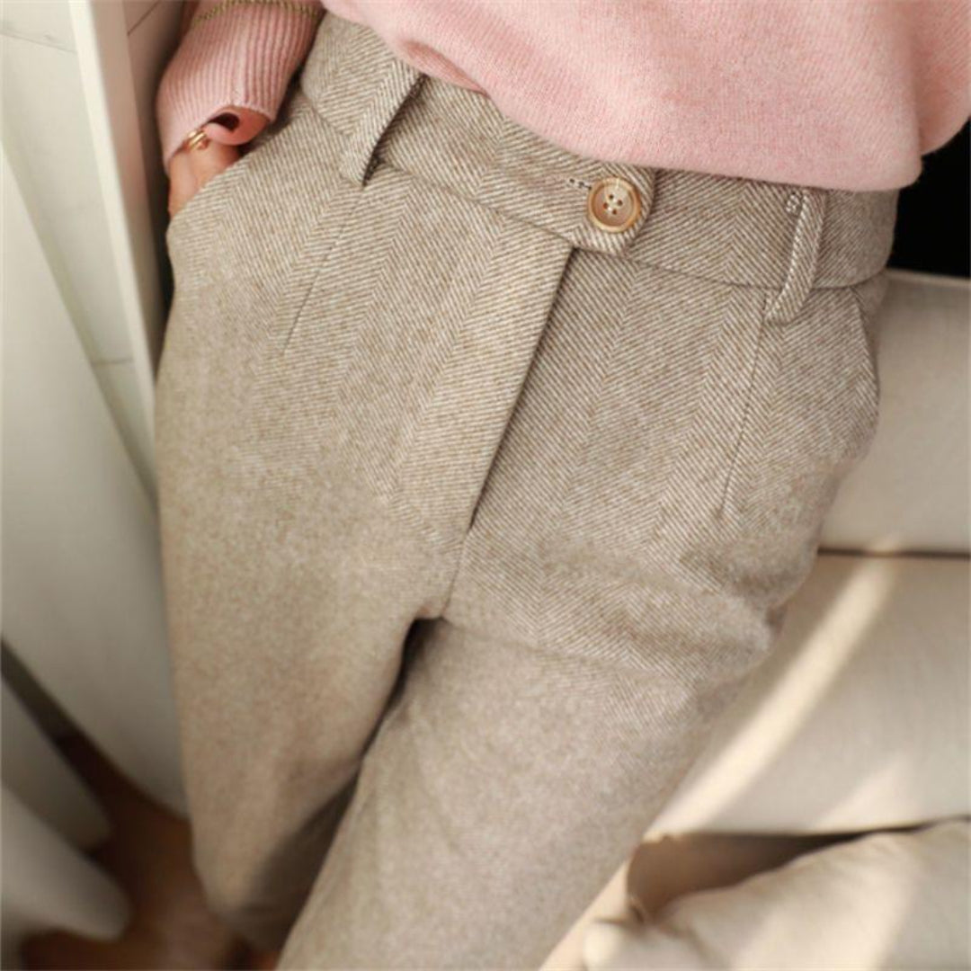 Grey tailored ankle-length pants for men, a smart and comfortable choice for modern apparel.