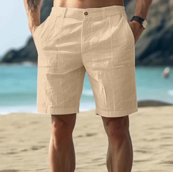 Comfortable men's vacation shorts, ideal for beachwear or casual summer outings. Relaxed fit for warm days.