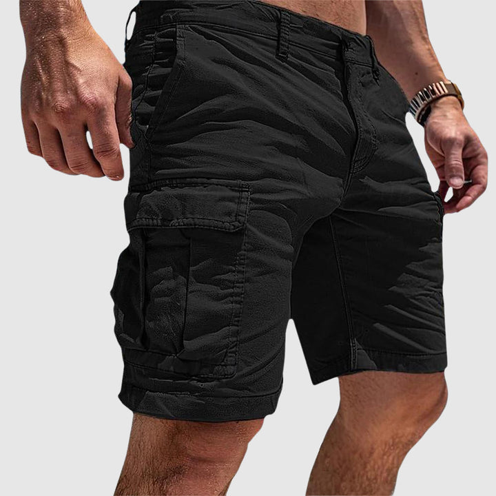 Versatile men's summer cargo shorts with practical pockets, ideal for outdoor adventures, travel, and durable casual wear.
