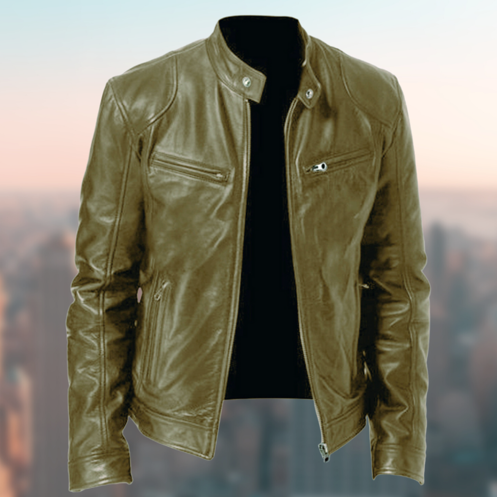 Stylish men's classic jacket, a versatile statement piece that elevates modern men's everyday fashion.