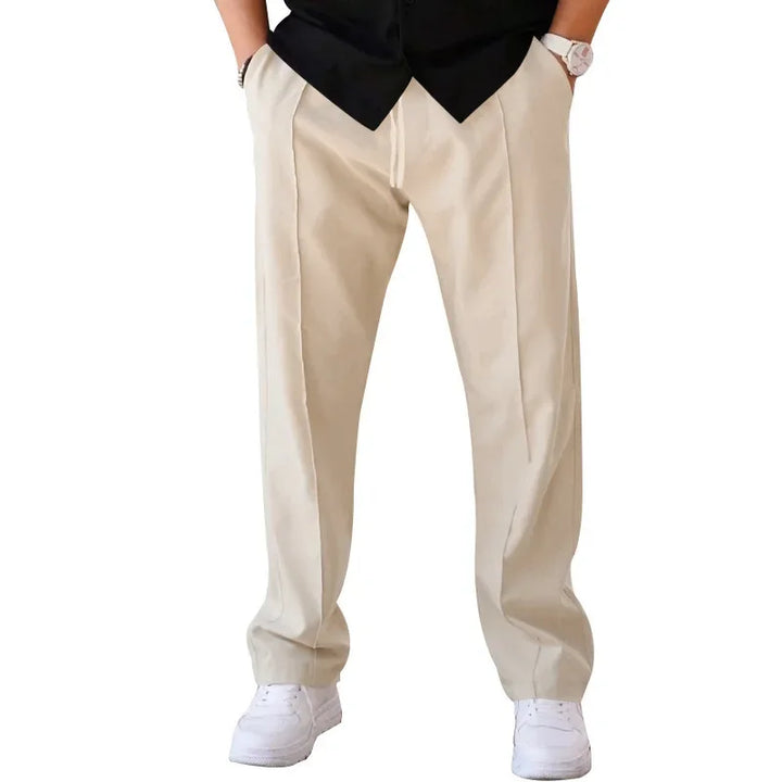 Men's loose-fit formal trousers, offering a relaxed yet refined look for any formal event.