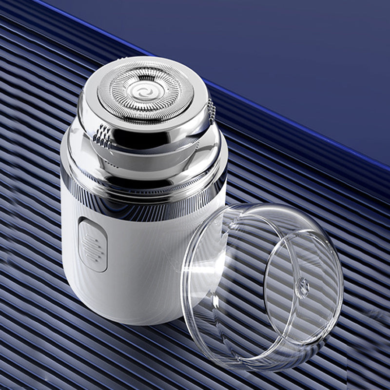 Rechargeable waterproof mini shaver, designed for the discerning traveler needing a precise shave