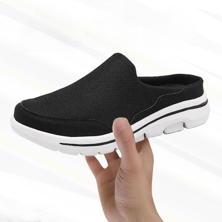Men's orthopedic barefoot comfort shoes. Flexible, non-slip, arch support for healthy, casual daily wear.
