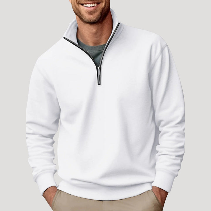 Close-up of a pocket on a men's camel winter coat, practical and stylish outerwear.