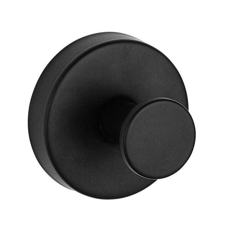 "Minimalist suction wall hooks 4-pack, no-drill installation for modern home, stylish organization, supports up to 7 kg."