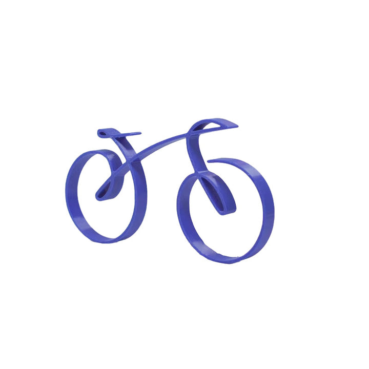 Minimalist bicycle sculpture, perfect as a versatile home accent or thoughtful cyclist's desk decor