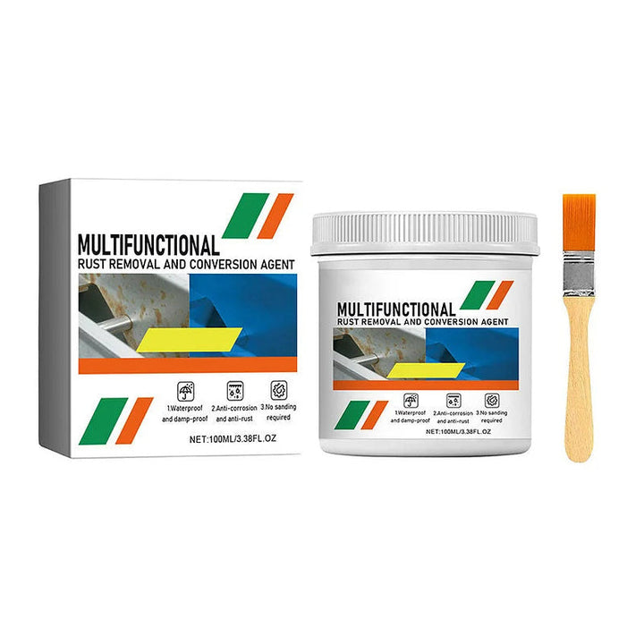 Application of the rust preventative agent on a metal structure, enhancing its durability