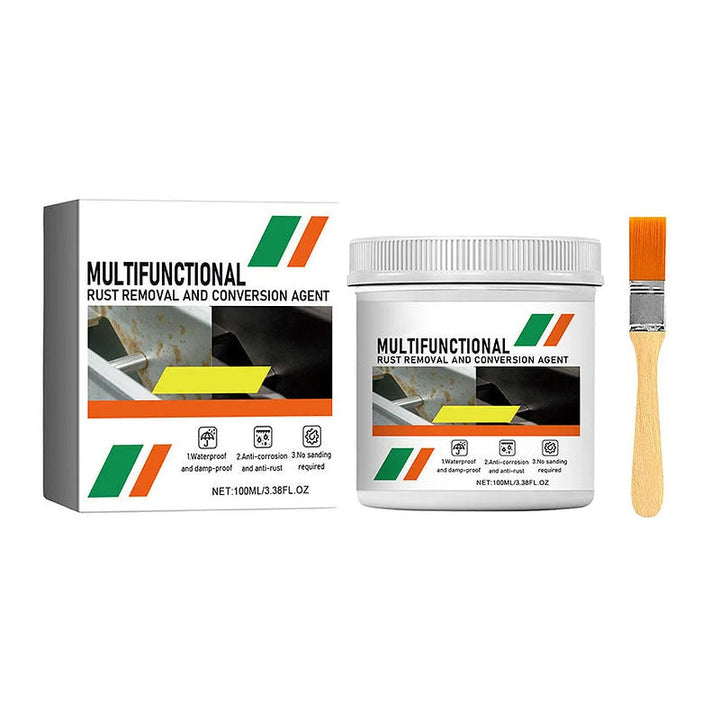 Demonstration of the rust converter agent protecting a delicate metal part from corrosion