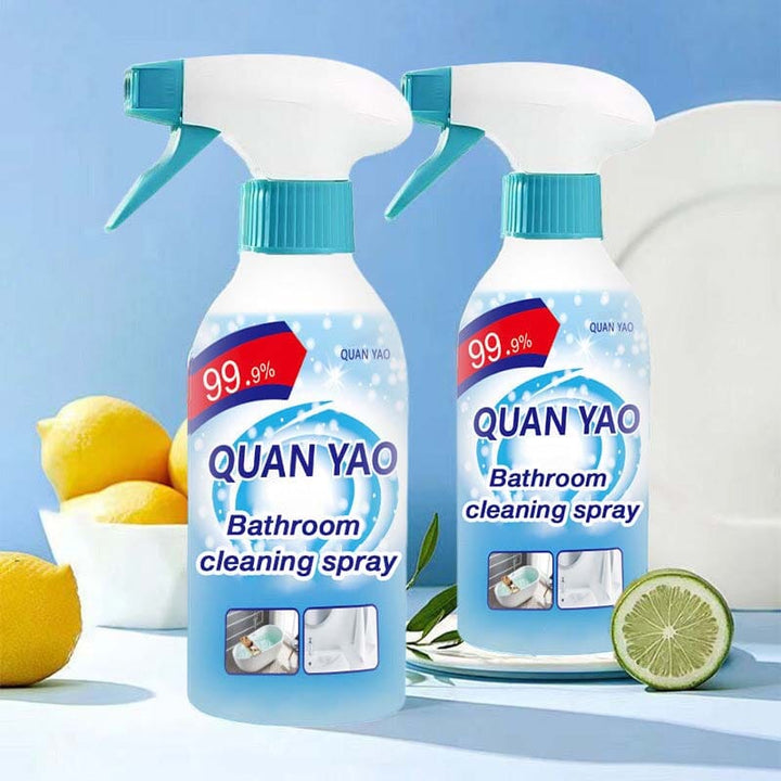 Multipurpose cleaning spray kit arranged neatly, highlighting household supplies.